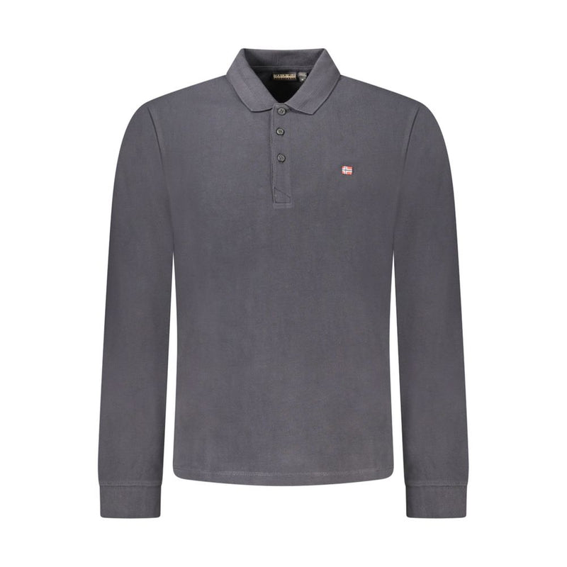 Polo Shirt Napapijri Noir en Coton pour Homme