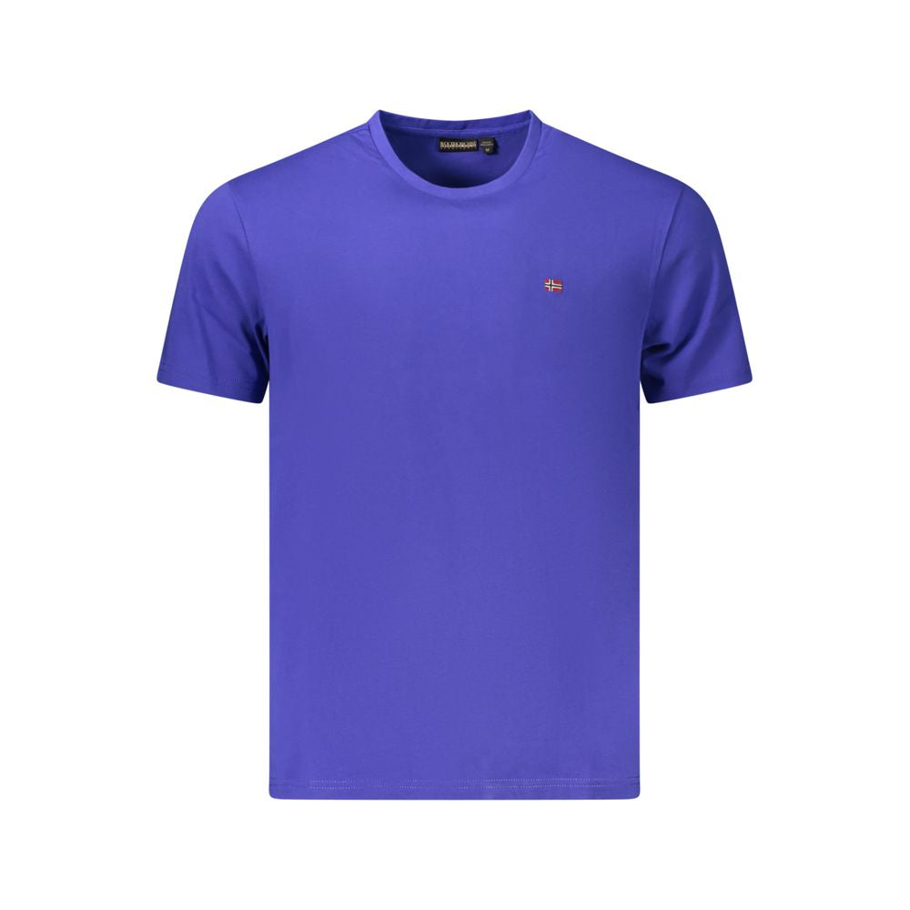T-Shirt Napapijri Bleu en Coton pour Homme