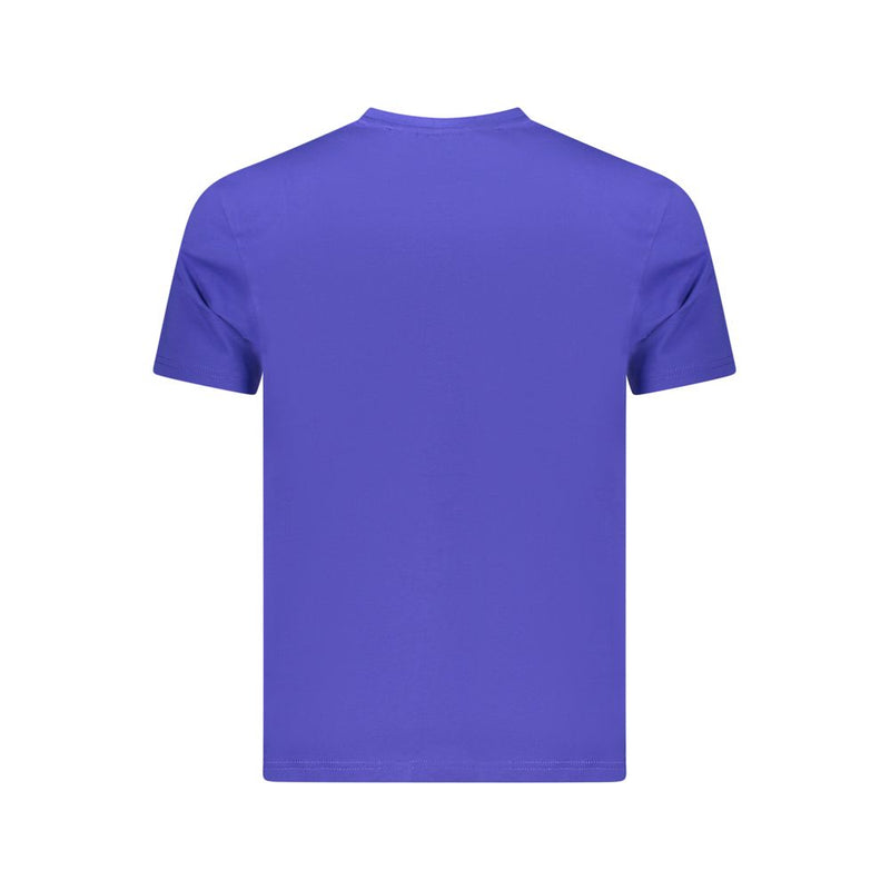 Napapijri Blue Cotton Men T-Shirt - Stylish & Sustainable