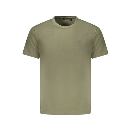 Napapijri Groen Katoenen Heren T-Shirt