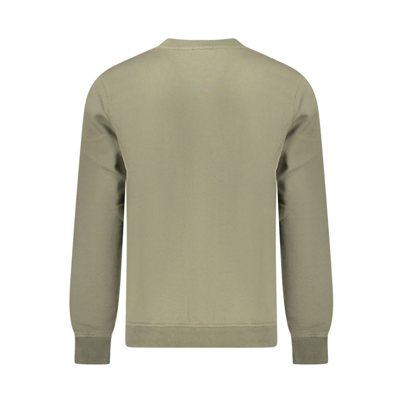 Napapijri Green Cotton Men Sweater - Stylish Comfort