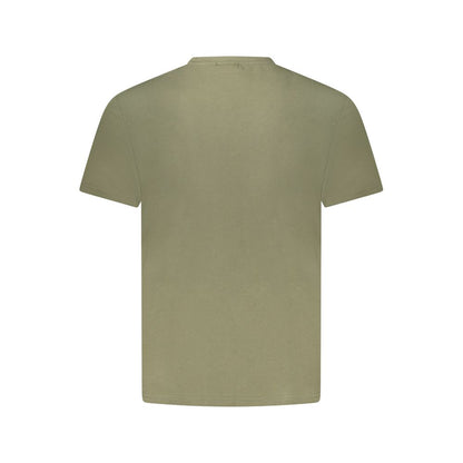 T-shirt homme en coton vert Napapijri