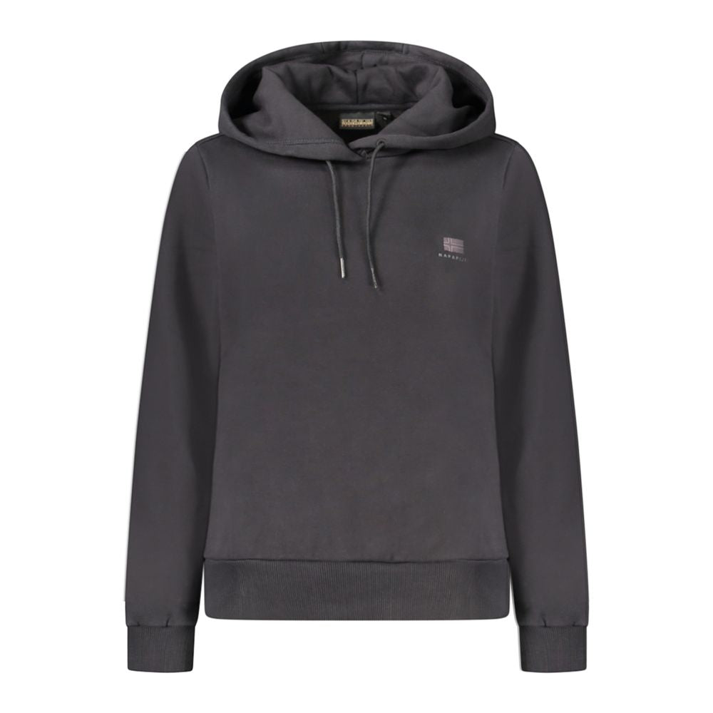 Napapijri Black Cotton Women Sweater - Urban Chic Essential
