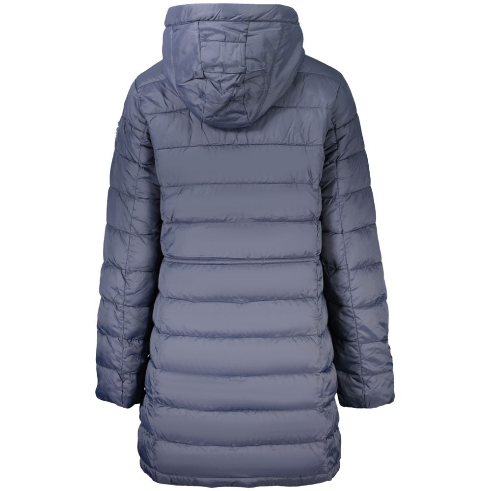 Pepe Jeans Sally Long Blue Polyamide Jacket for Women