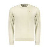 Napapijri Beige Cotton Men Sweater - Comfort & Style