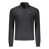Napapijri Black Wool Men Sweater - Stylish Comfort