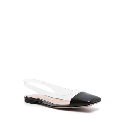 Boutures plates à bride arrière Plexi de Gianvito Rossi