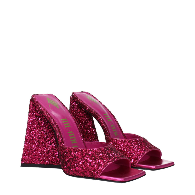 The Attico Pink Plastic Platforms - Sandals à Talons Hauts pour Femmes