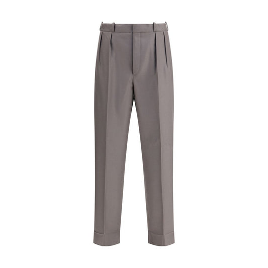Pantalon en laine verte de Margiela