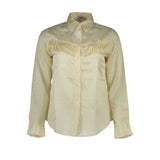 Gant Beige Cotton Shirt - Long Sleeve with Italian Collar