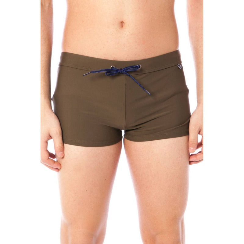Datch Green Elastane Swimwear - Stylish and Comfortable Swim Trunks