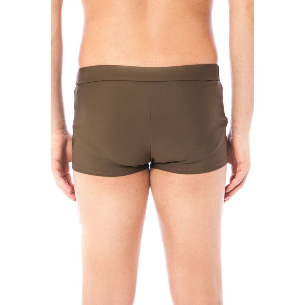 Datch Green Elastane Swimwear - Stylish and Comfortable Swim Trunks