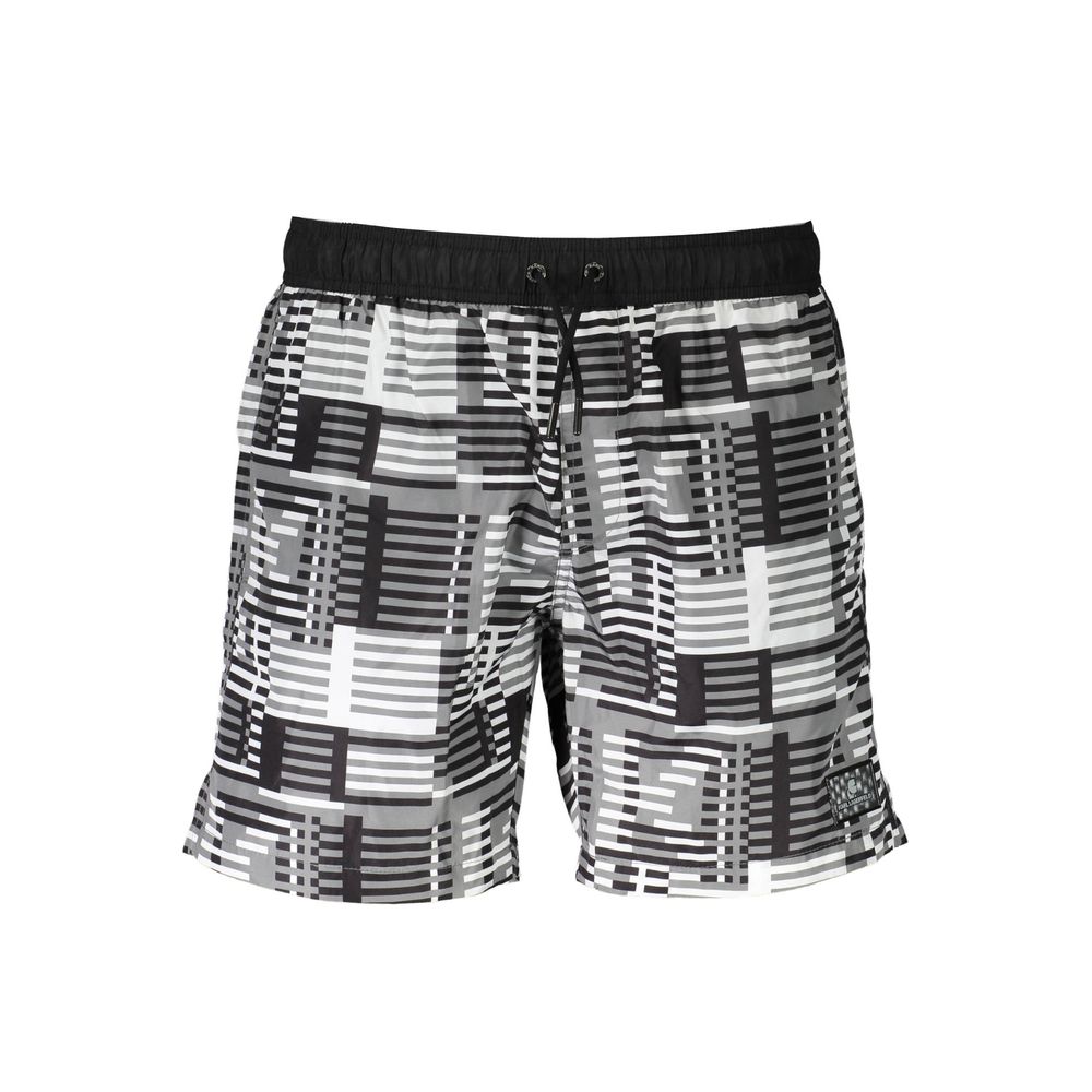 Maillot de bain noir en polyester de Karl Lagerfeld