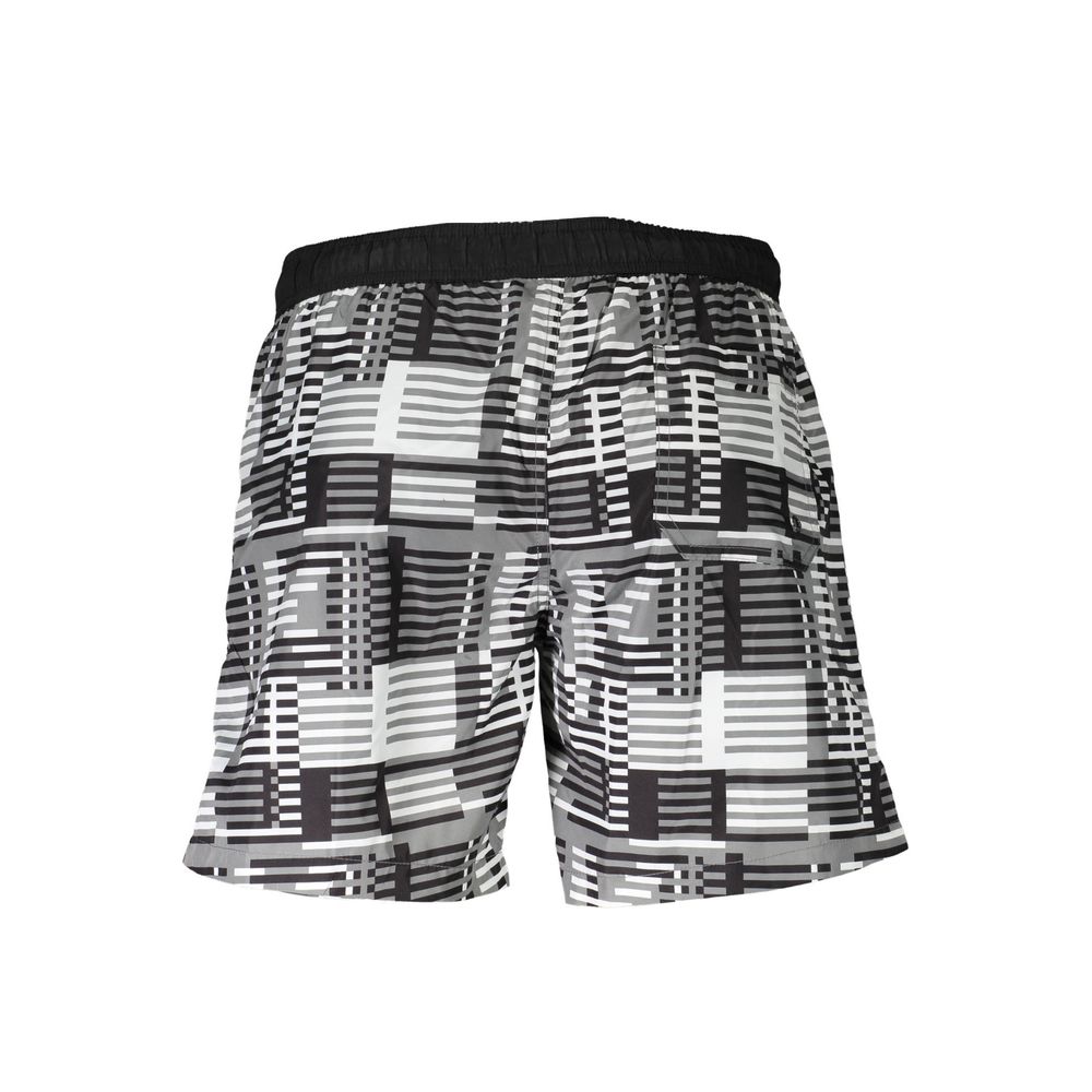 Maillot de bain noir en polyester de Karl Lagerfeld