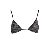 Maillot de bain triangle noir en élasthanne Karl Lagerfeld