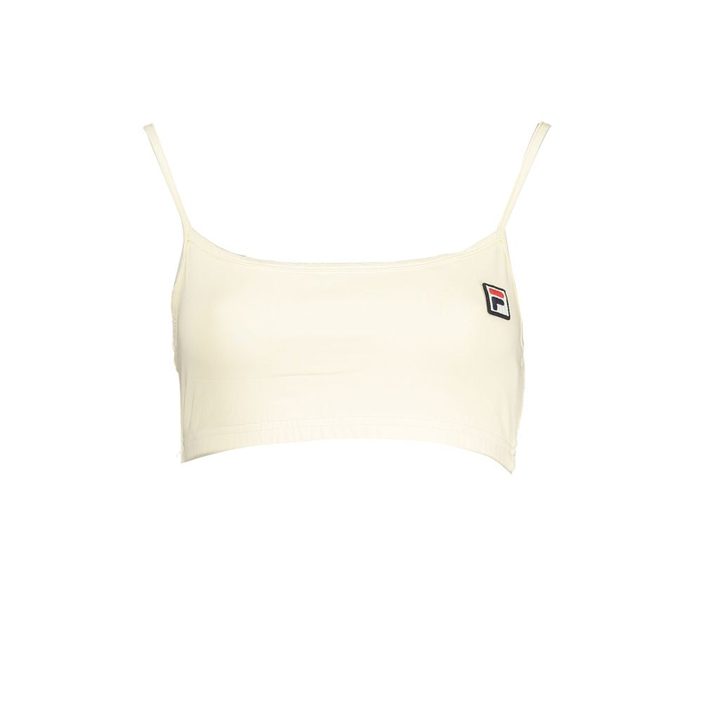 Fila White Cotton Shirt - Élégance Sportive et Confort