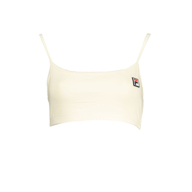 Fila White Cotton Shirt - Élégance Sportive et Confort