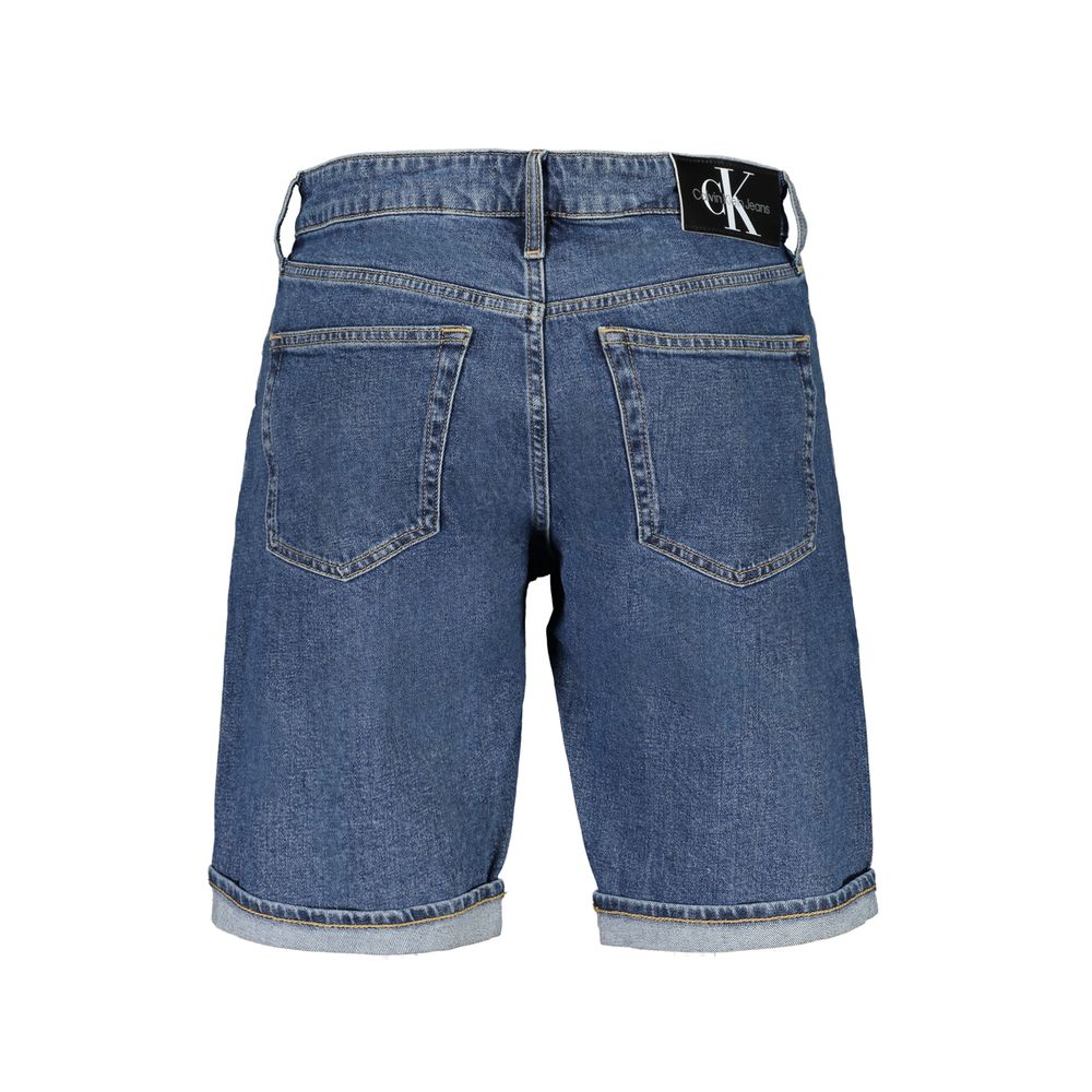 Calvin Klein blauwe katoenen korte broek