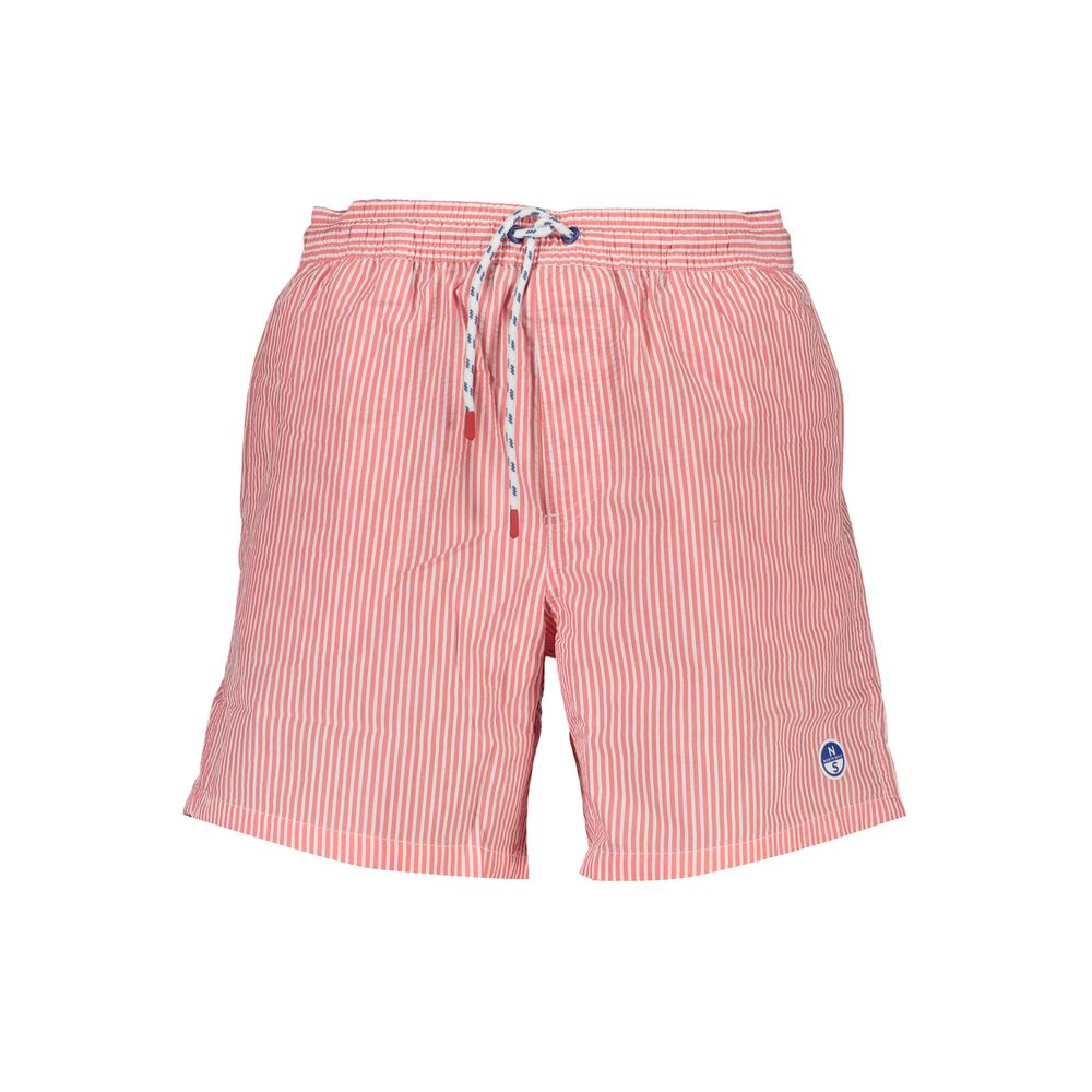 North Sails Pink Cotton Swimwear - Striped Swimming Boxer