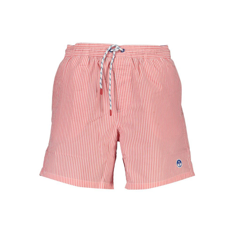 North Sails Pink Cotton Swimwear - Striped Swimming Boxer