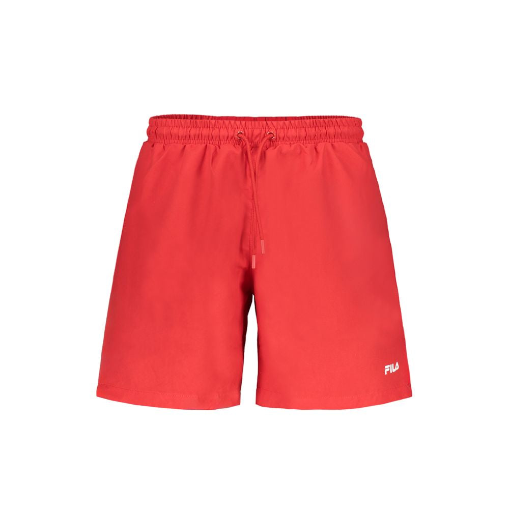 Fila Red Polyester Swimwear for Men