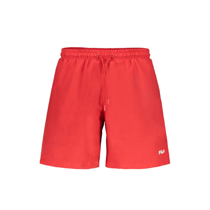Fila rood polyester zwemkleding