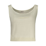 Guess Jeans Tank Top Femme Blanc en Polyester - Chic et Confortable