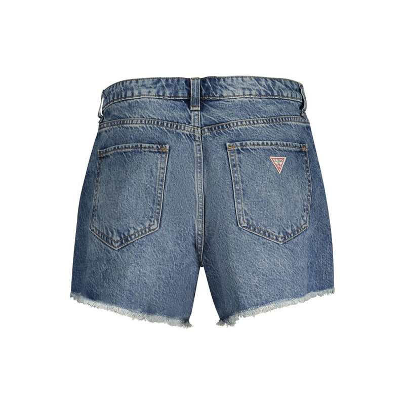 Guess Jeans Blue Cotton Shorts - Élément Essentiel d'Été