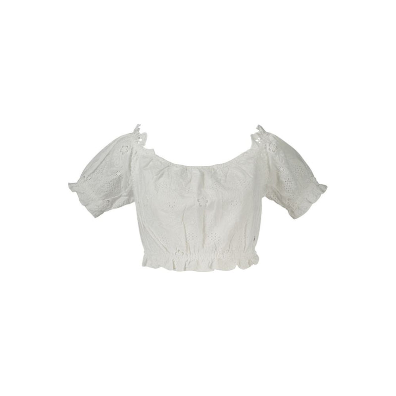 Guess Jeans Chemise Blanche en Coton pour Femmes - Élégante et Polyvalente