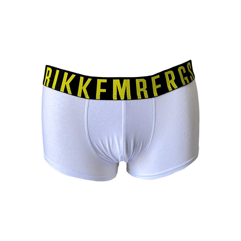 Bikkembergs White Cotton Men's Boxer - Luxury Comfort