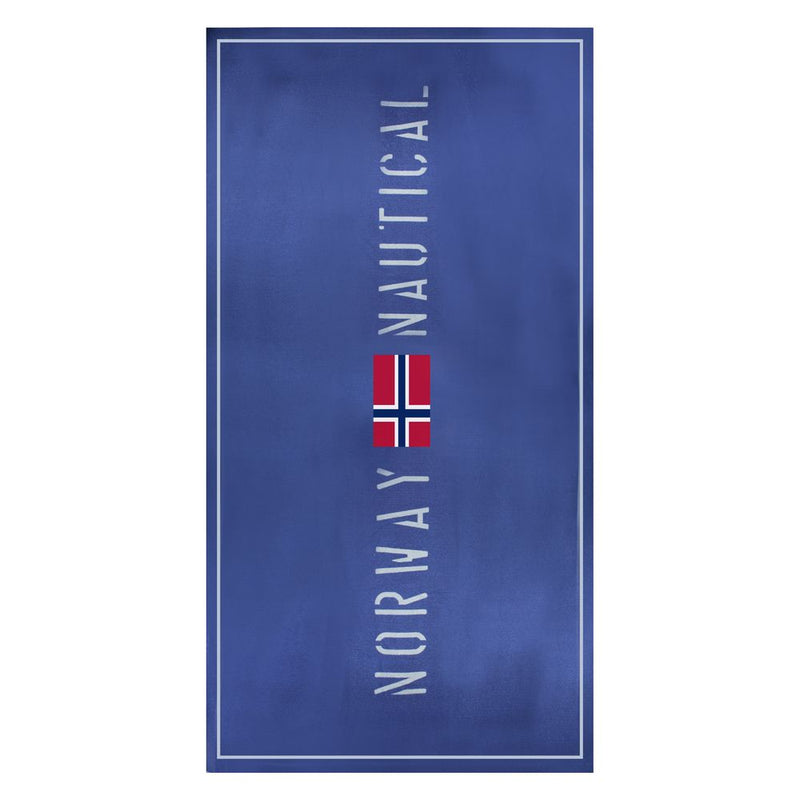 Norway 1963 Blue Polyester Swimwear Beach Towel - Stylish & Functional