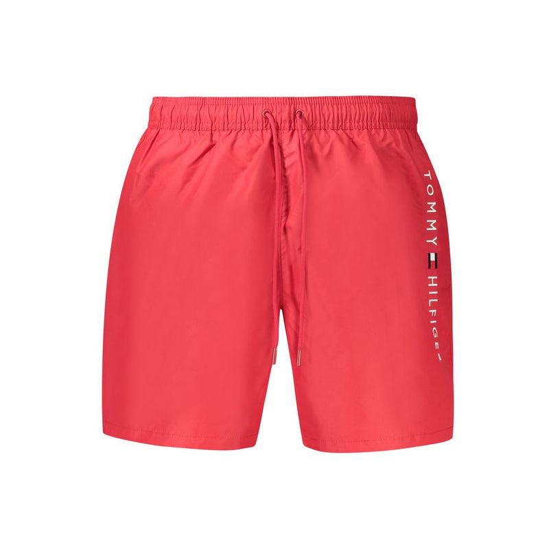 Tommy Hilfiger Red Polyester Swimwear - Confort et Style