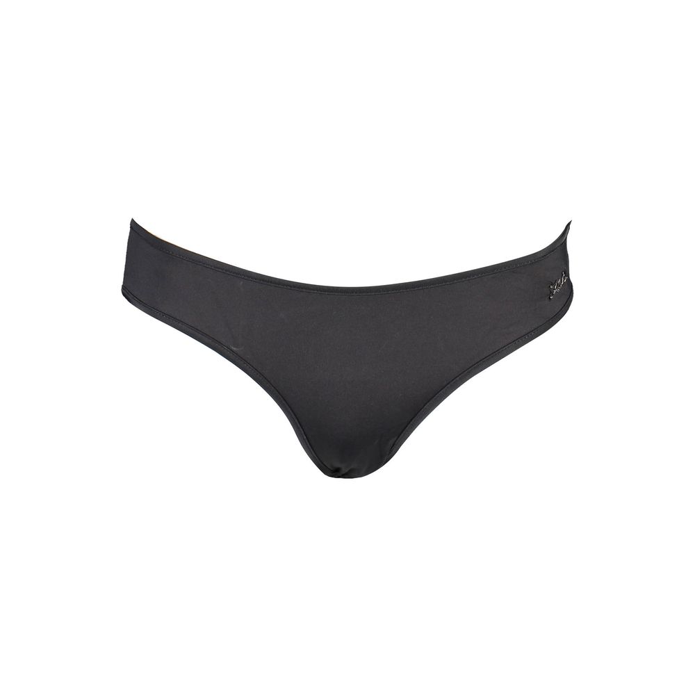 Karl Lagerfeld Black Elastane Swim Briefs for Stylish Comfort