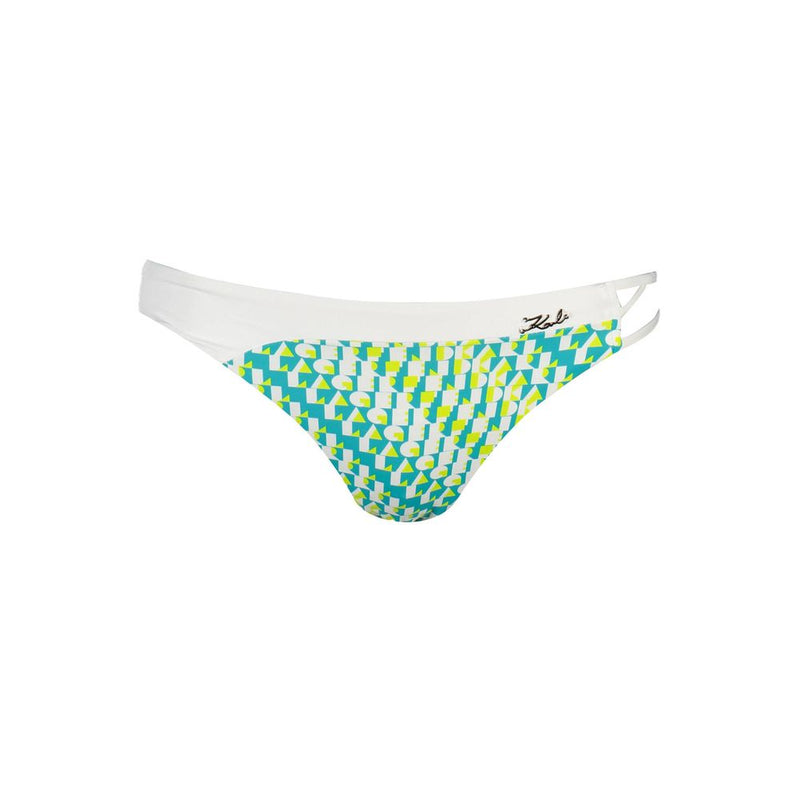 Karl Lagerfeld Green Elastane Swimwear - Stylish Swim Briefs