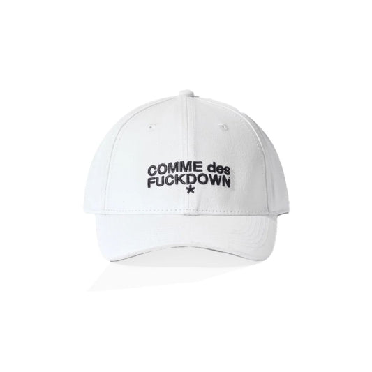Comme Des Fuckdown Witte Katoenen Hoed