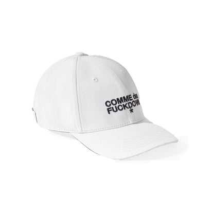 Comme Des Fuckdown Witte Katoenen Hoed
