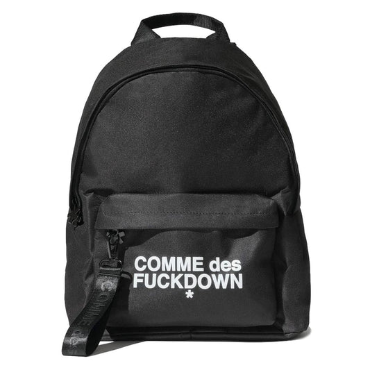 Sac à dos en polyester noir Comme Des Fuckdown