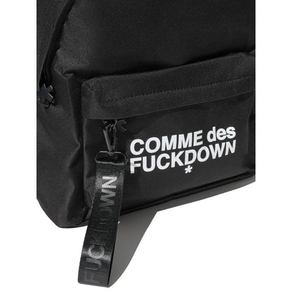 Sac à dos en polyester noir Comme Des Fuckdown
