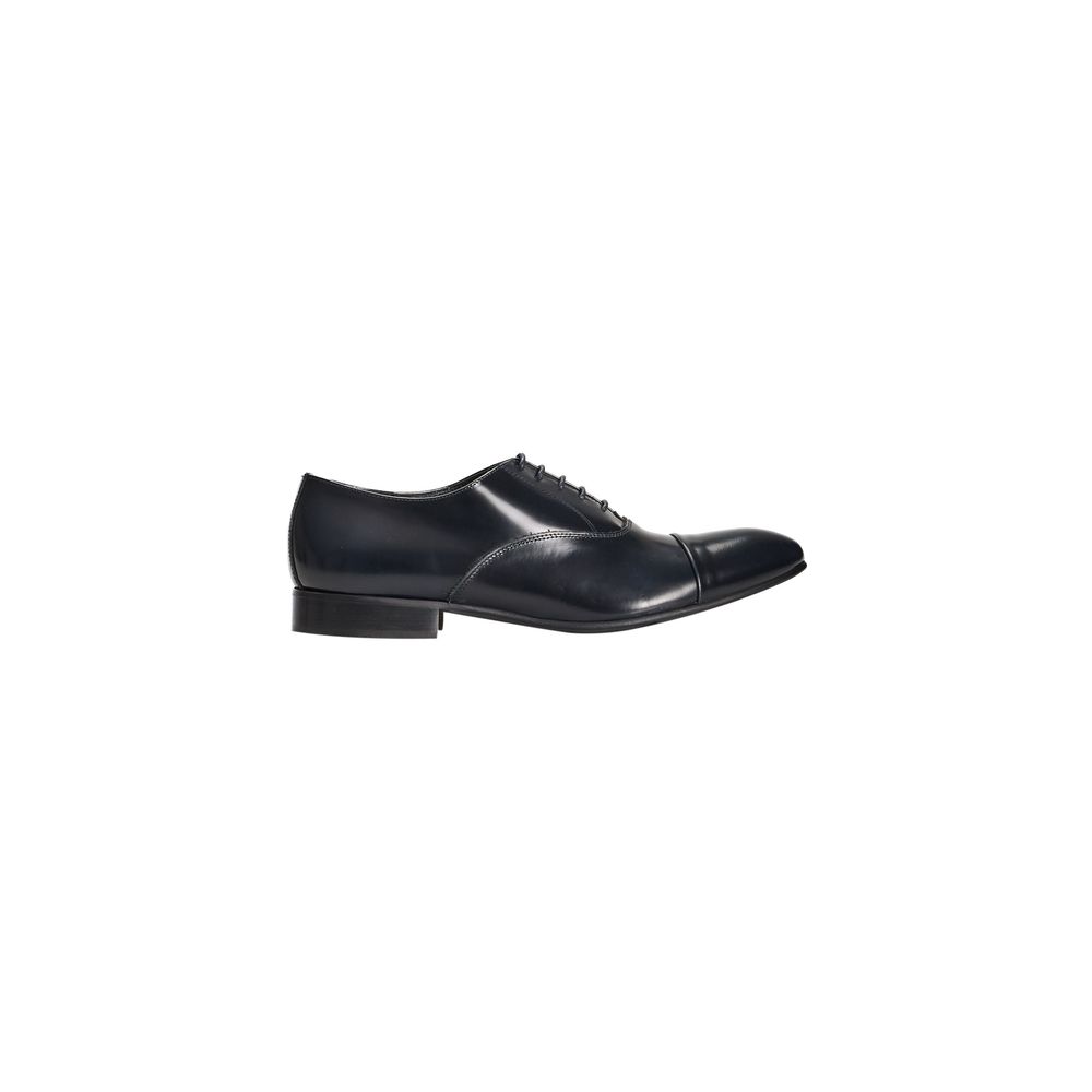 Roberto Pepe Luxury Blue Calfskin Men Loafer