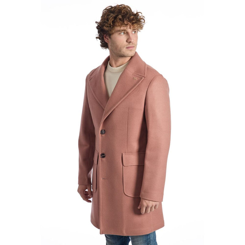 Roberto Pepe Luxury Multicolor Wool Men's Jacket