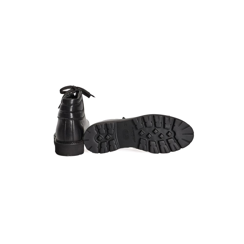 Roberto Pepe Luxury Black Calfskin Men Boot - Élégant et Durable