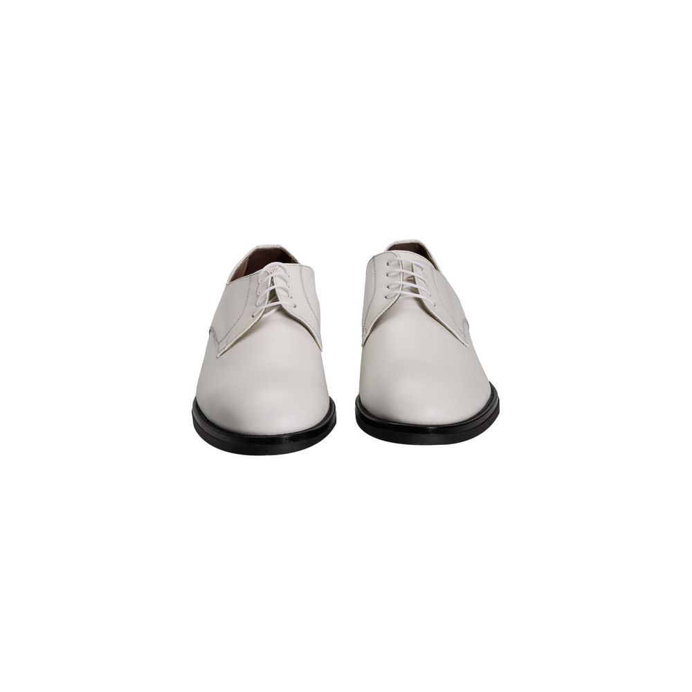 Chaussure Homme Roberto Pepe Luxe en Cuir Blanc