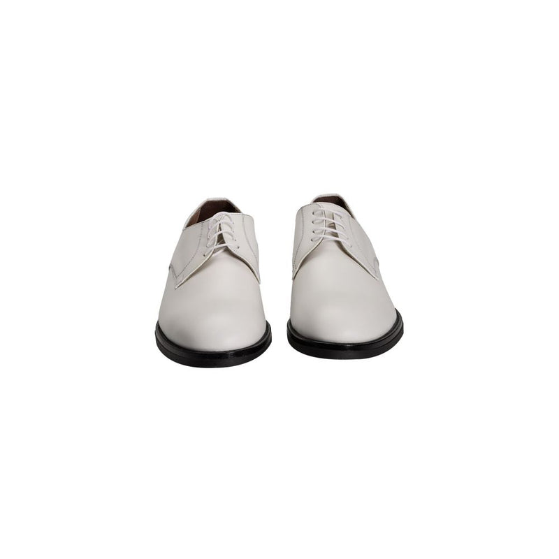 Chaussure Homme Roberto Pepe Luxe en Cuir Blanc