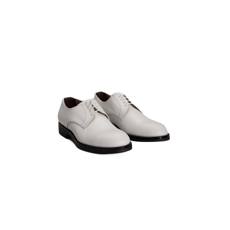 Chaussure Homme Roberto Pepe Luxe en Cuir Blanc