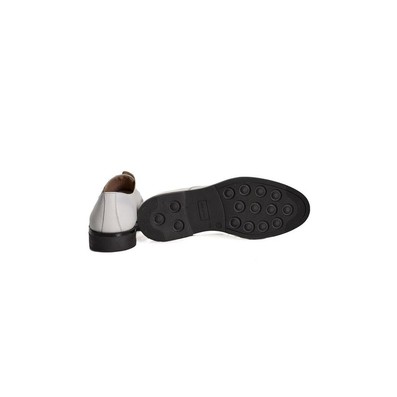 Roberto Pepe Luxury White Calfskin Men Loafer