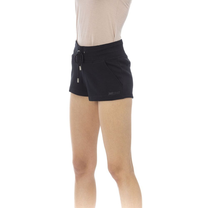 Just Cavalli Black Cotton Women Short Shorts - Casual Chic