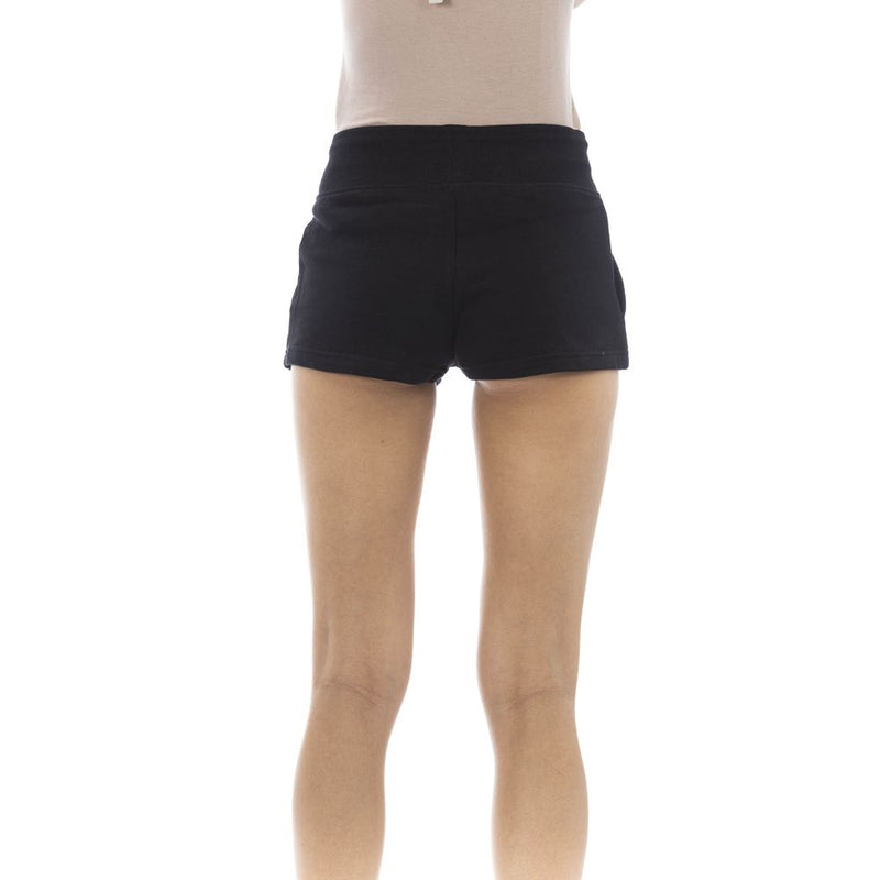 Just Cavalli Black Cotton Women Short Shorts - Casual Chic