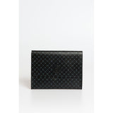 Trussardi Black Polyester Men Clutch - Elegant Italian Design