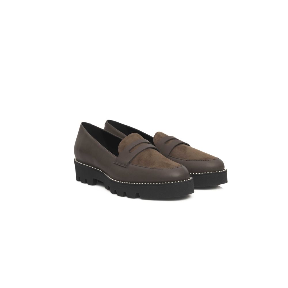 Cerruti 1881 Brown Cowhide Women's Loafer