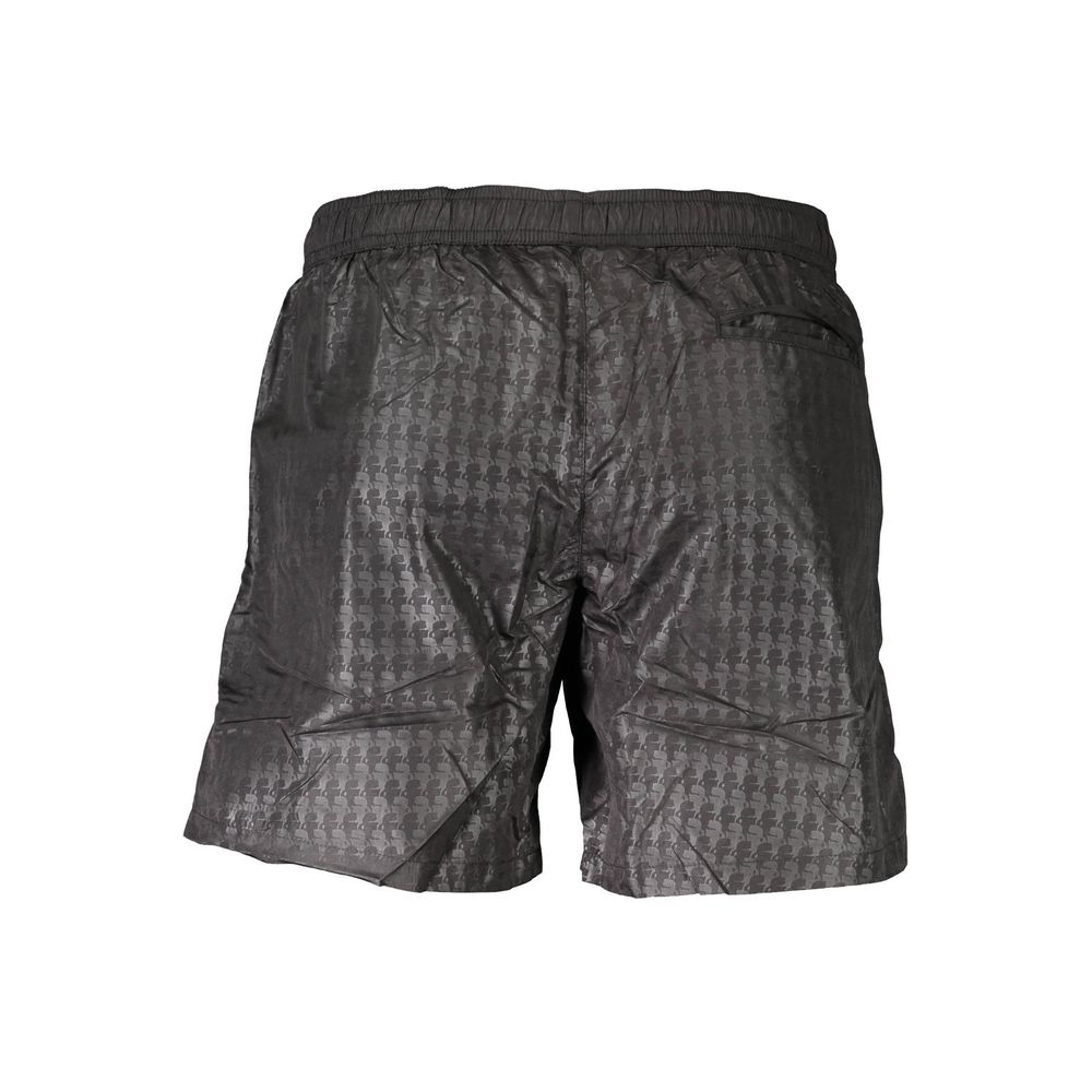 Maillot de bain noir en polyester de Karl Lagerfeld